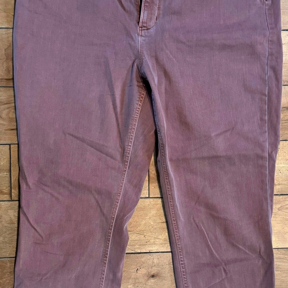 Purple Casual Pants